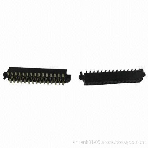 1.27mm Female Header, Dual Row SMT Version, with 3.4mm Height, Various Locating Peg
